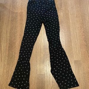 Floral High Rise Flare Pants